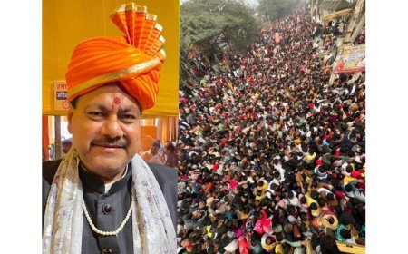 On New Year’s Day, a Massive Crowd of Devotees Gathered at Khatu Shyam Delhi Dham in Alipur, with more than 20 Lakh Devotees Visiting the Temple